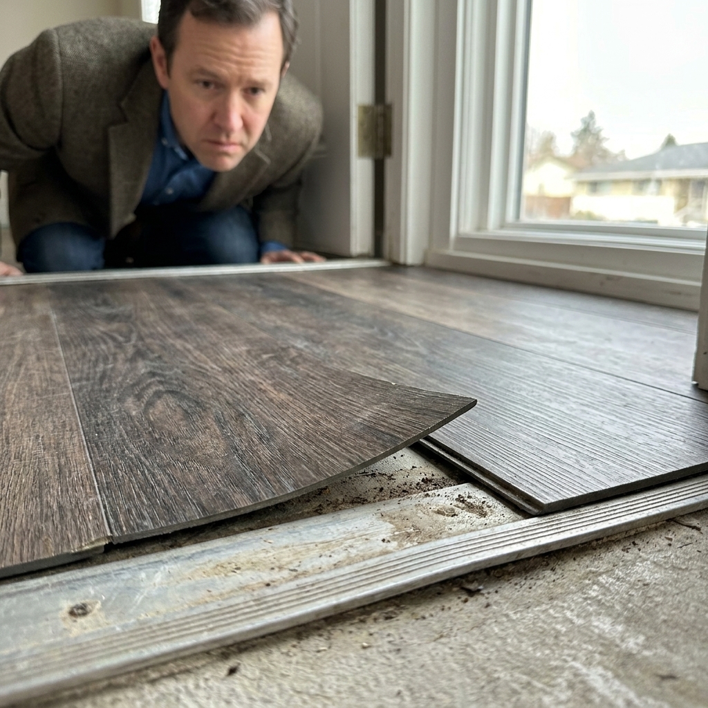 Fixing Lifting or Peeling LVP Flooring