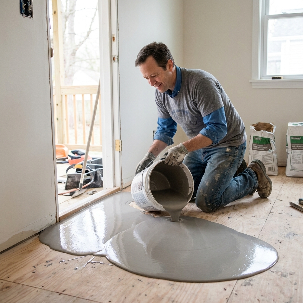 How to Level a Plywood Subfloor Before Laying Tile or Hardwood