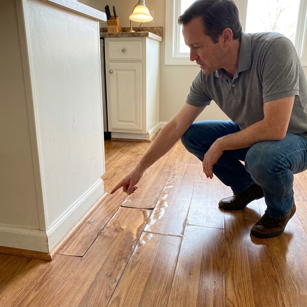 Repair Water Damage and Bubbling in Laminate Flooring