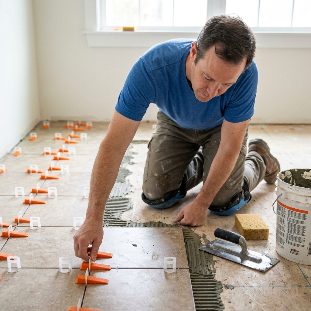 Traditional Spacers vs. Tile Leveling Systems